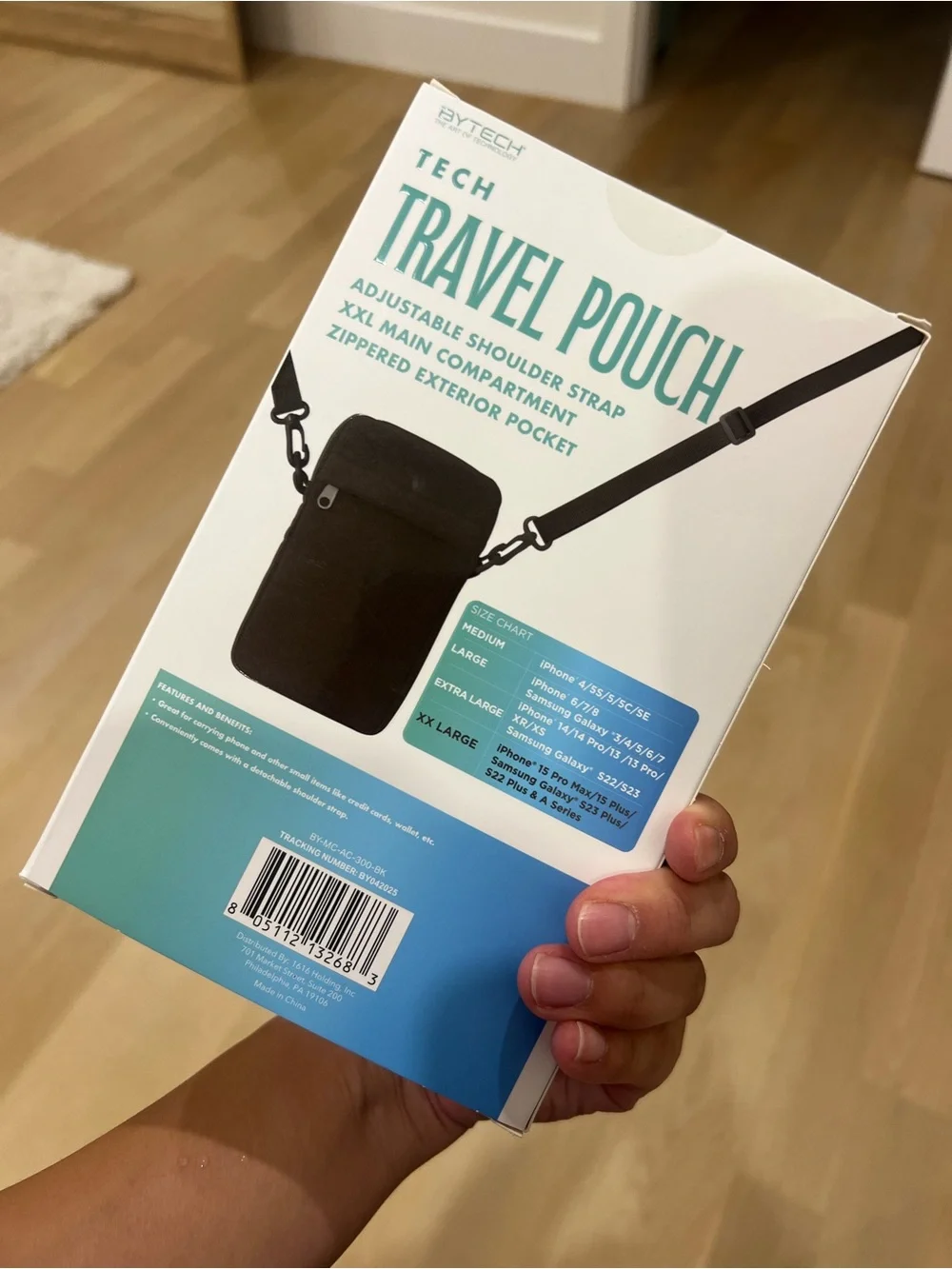 Tech Travel Pouch - Black